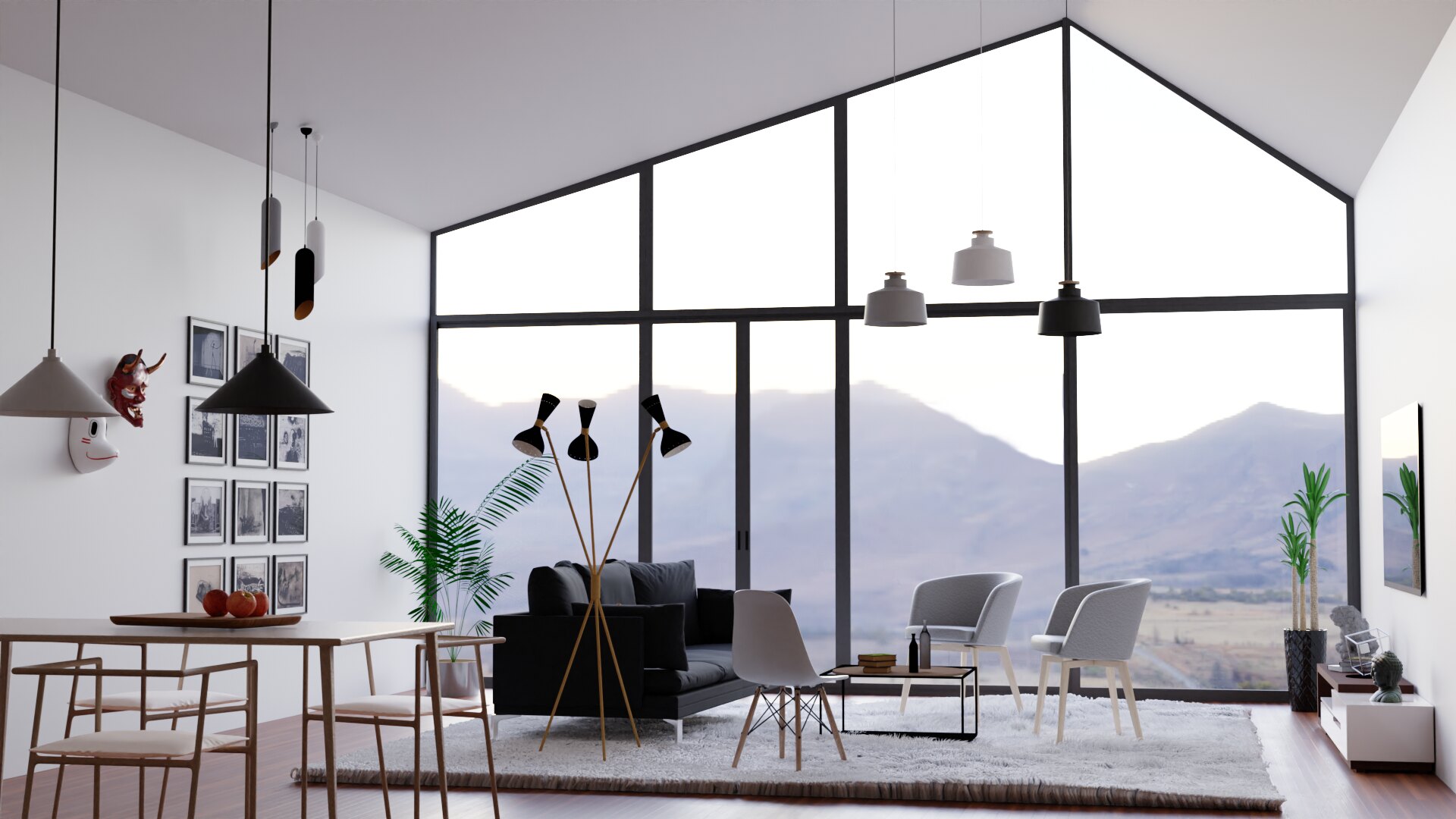 Interior Archviz — Ein Wohnraum in 3D