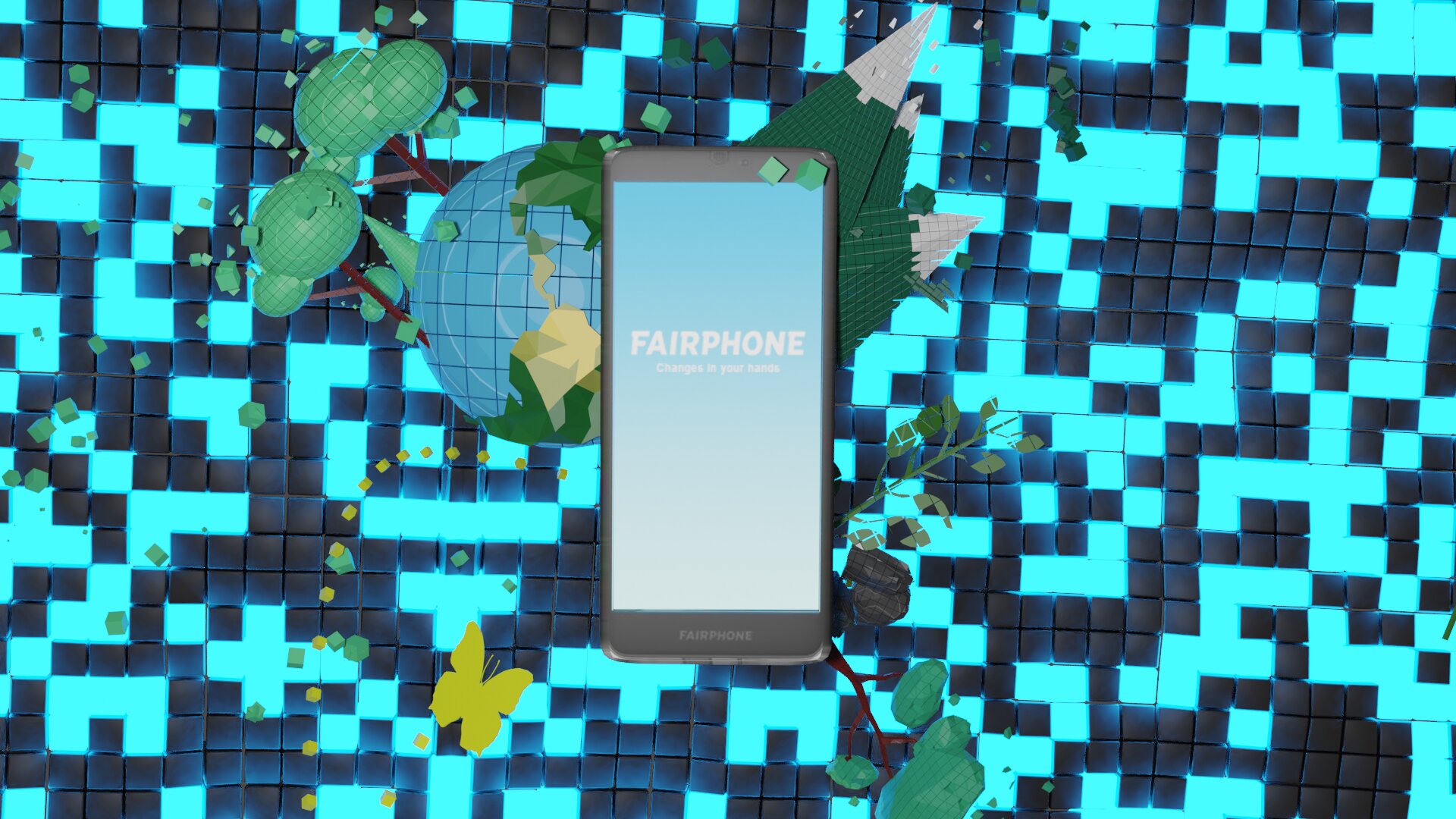 Fairphone — Key Visual für ein nachhaltiges Smartphone